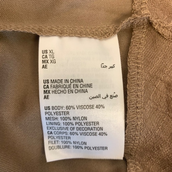 Mocha mousse gauze Sleeveless Embroidered lace yoke handkerchief hem boho dress - Picture 12 of 14